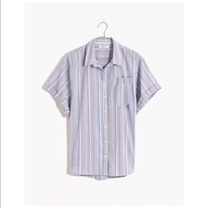 Madewell Chronicle Shirt in Rainbow Stripe